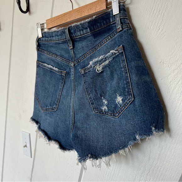 Abercrombie & Fitch Curve Love High Rise Mom Shorts, 26 - Picture 3 of 7